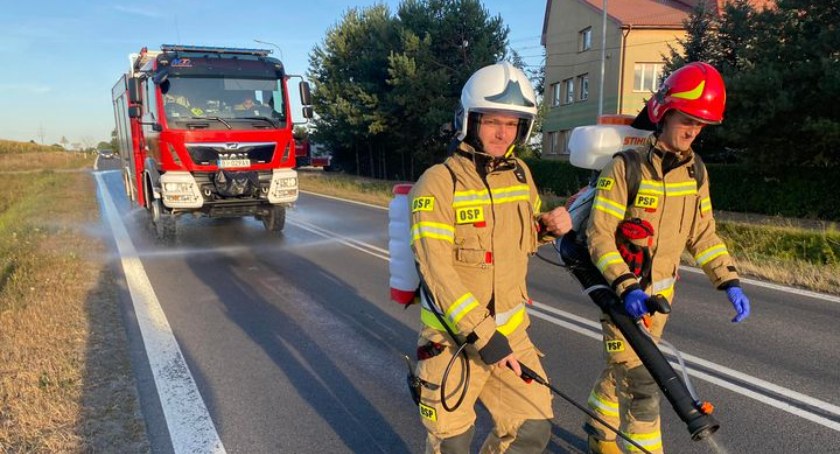 Plama oleju ciągnęła się prawie 3 kilometry