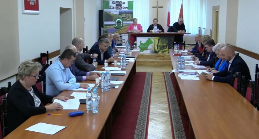 XXXIV sesja Rady Gminy Zambrów TRANSMISJA NA ŻYWO
