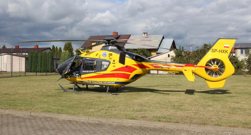 Helikopter LPR lądował przy ILO [FOTO+VIDEO]