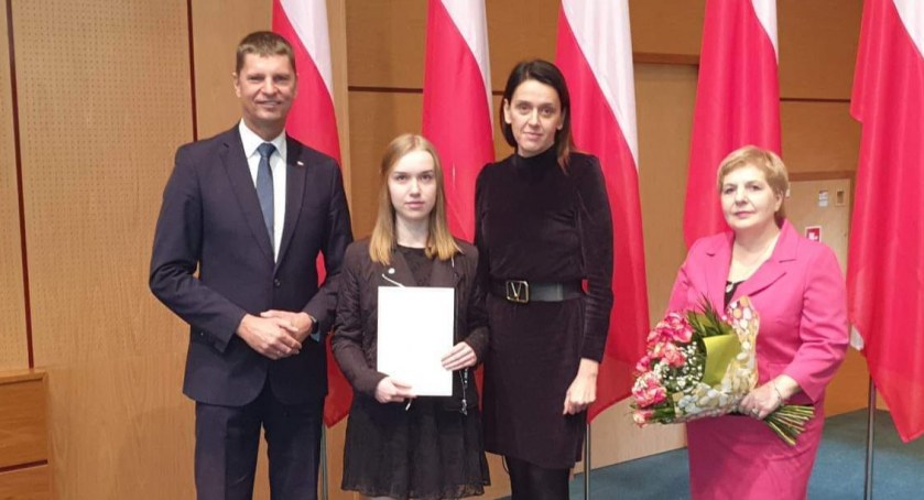 Paulina Modzelewska z ZSA otrzymała stypendium Prezesa Rady Ministrów [FOTO]