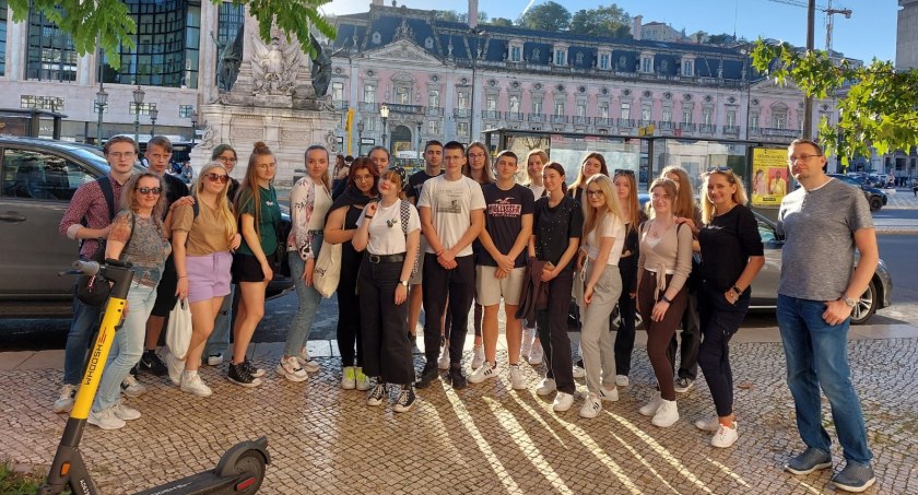 Licealiści z „Czerwoniaka” w Portugalii [FOTO]