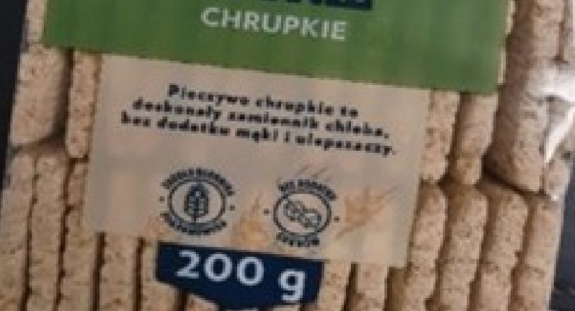 GIS. Pieczywo chrupkie z podwyższonym poziomem akryloamidu