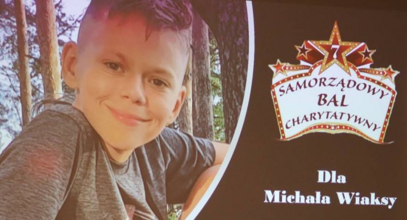 25 tys. 990 zł zebrano na leczenie Michała Wiaksy