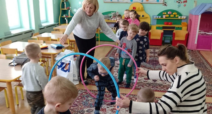 Zajęcia ruchowe i sensoryczne w MP4 [FOTO]