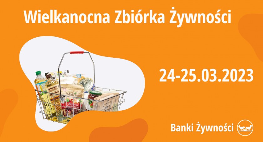 Wielkanocna zbiórka żywności również w Zambrowie. Sprawdź, w których sklepach znajdziesz kosze Banku Żywności