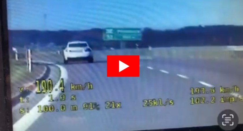 Jechał ponad 190 km/h na krajowej 