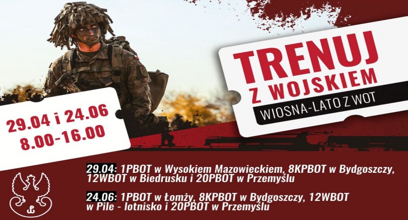 Trenuj z Wojskiem w Wysokiem Mazowieckiem i Łomży