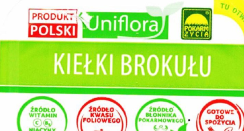 Bakterie Listeria monocytogenes w partii kiełków brokułu