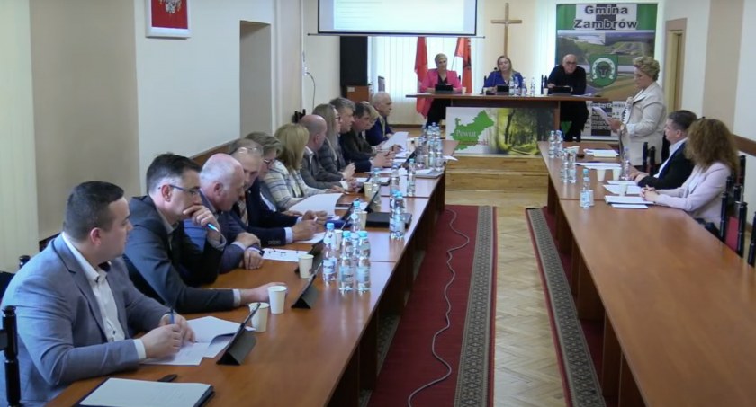 XLIII sesja Rady Gminy Zambrów [TRANSMISJA NA ŻYWO]
