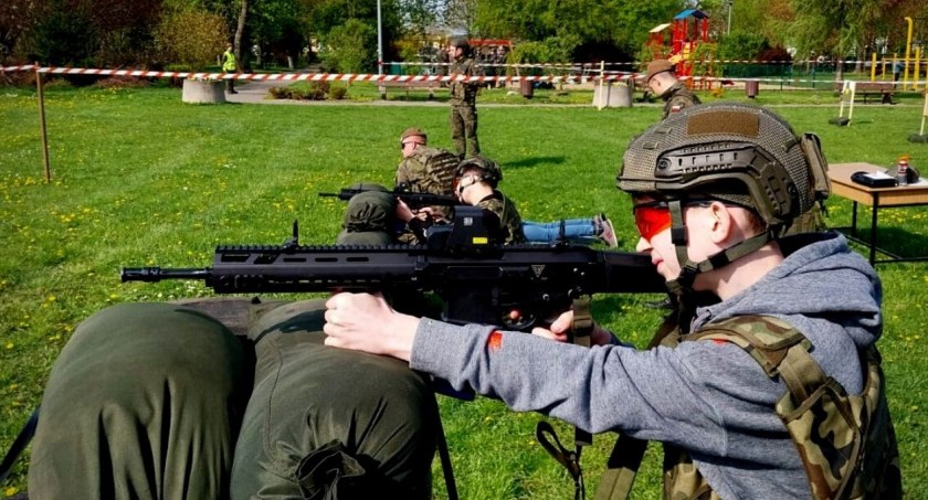 Trenowali z wojskiem w Wysokiem Mazowieckiem [FOTO]
