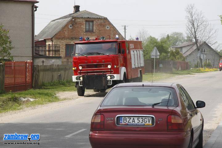 Pożar szkoły w Wiśniewie 