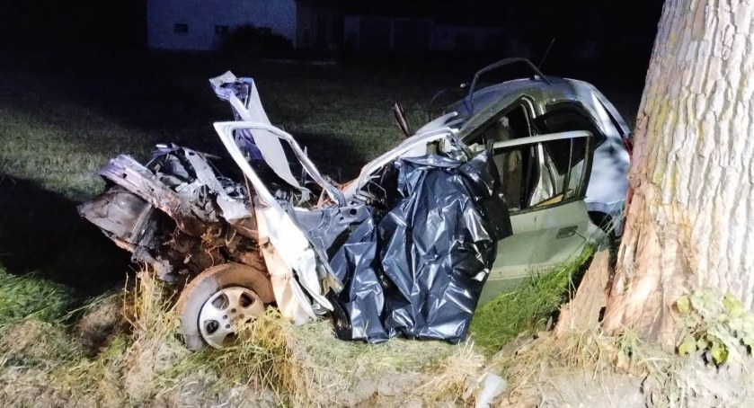 Tragiczny wypadek na DK63. Nie żyje 45-letni mężczyzna