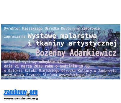 Zapraszamy na nową wystawę w MOK
