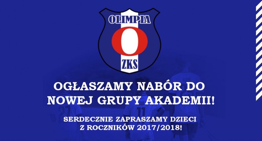 Olimpia zaprasza dzieci do Akademii Piłkarskiej