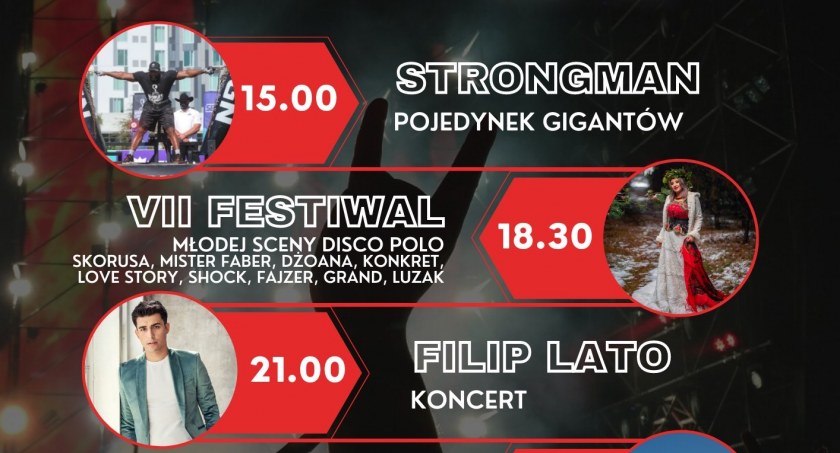 Strongman - Pojedynek Gigantów i VII Festiwal Młodej Sceny Disco Polo już w najbliższą sobotę