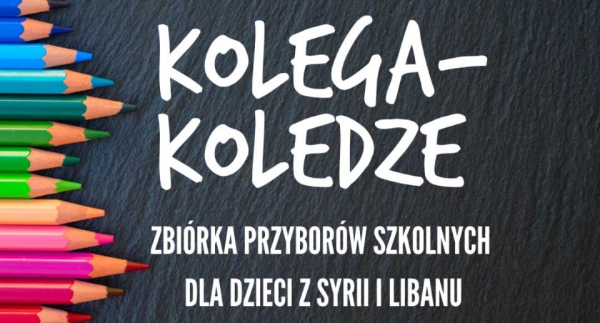 Trwa zbiórka artykułów szkolnych dla dzieci z Syrii i Libanu. Przyłącz się do akcji 