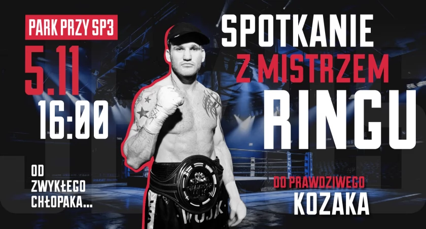 Łukasz Janik odwiedzi Zambrów. Zapraszamy na spotkanie z mistrzem ringu!