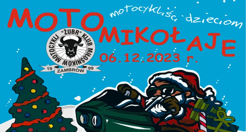 Motocykliści z KMM Żubr chcą kupić prezenty dla dzieci z OWR Caritas i SOSW w Długoborzu. Przyłącz się do zbiórki!