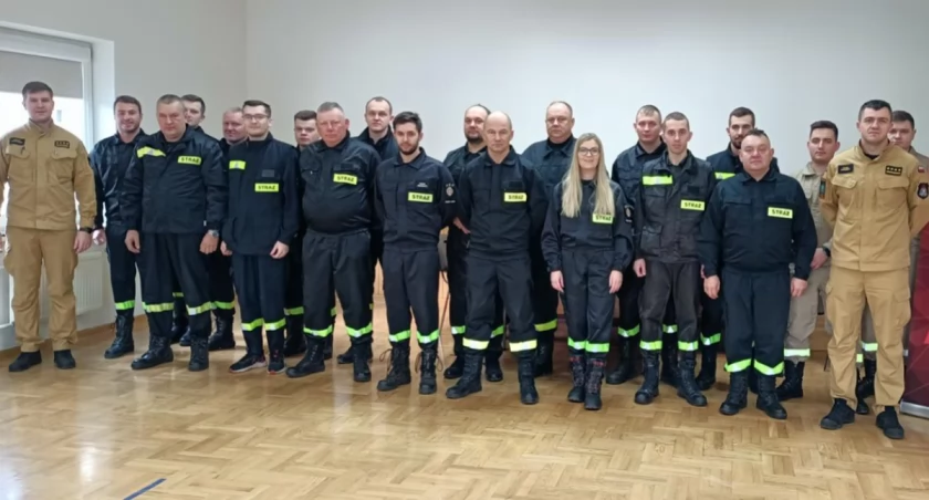 Strażacy OSP zdobywali uprawnienia kierującego działaniem ratowniczym
