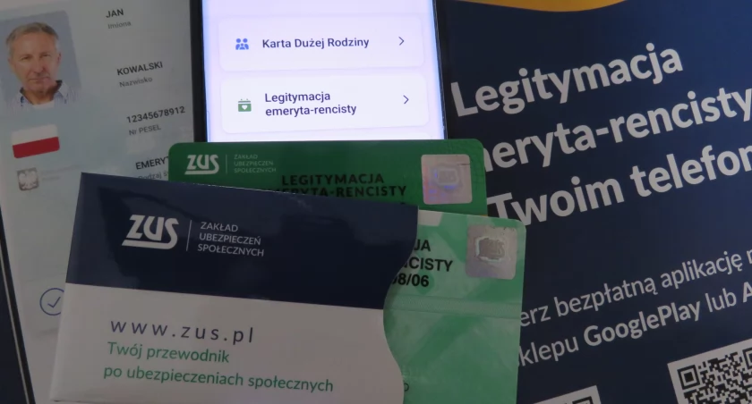 Legitymacja emeryta i rencisty w telefonie