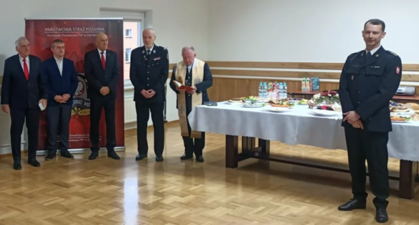 Spotkanie opłatkowe w KP PSP w Zambrowie [FOTO]