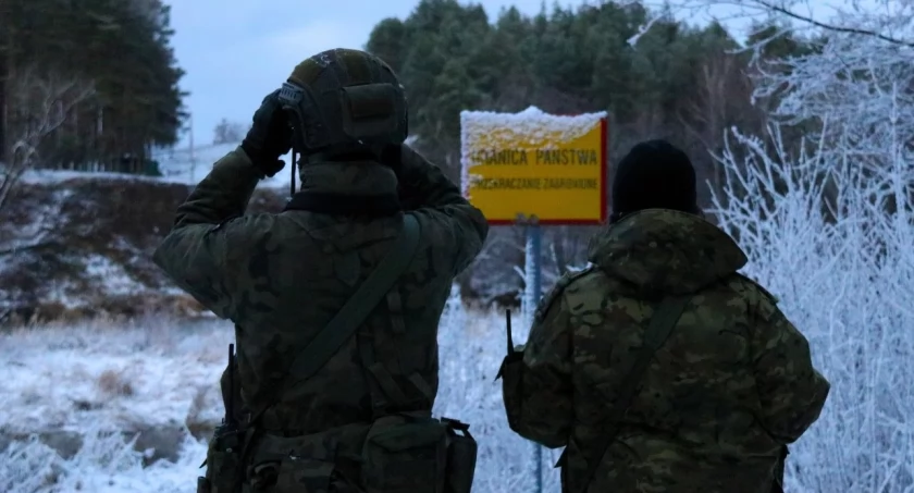 Podlascy terytorialsi kolejne święta spędząją na straży granicy RP