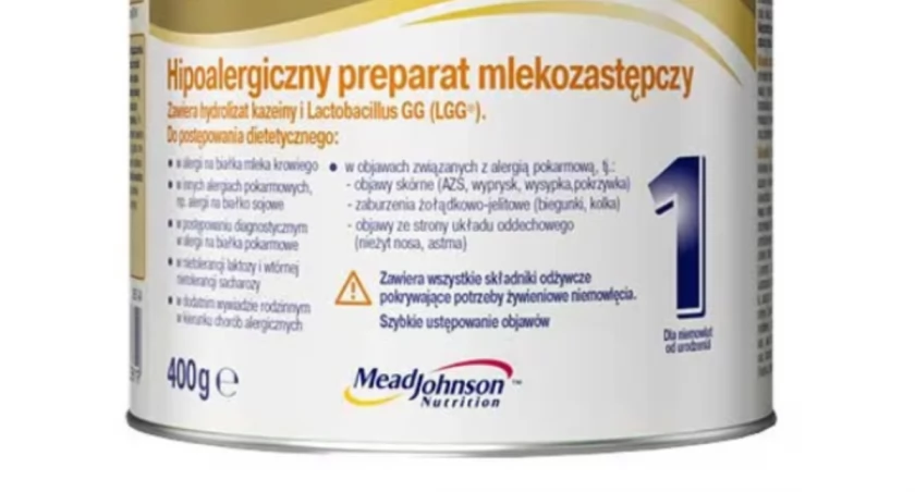 Producent wycofał z obrotu dwie partie mleka modyfikowanego dla niemowląt