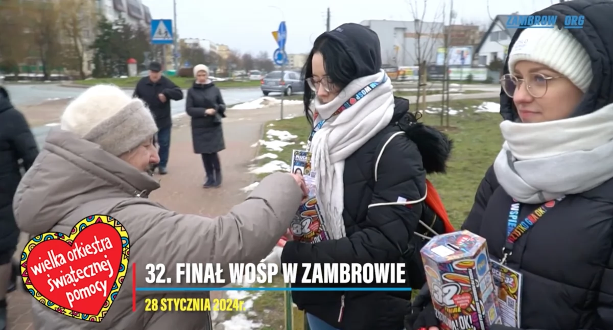 Tak wyglądał 32. Finał WOŚP w Zambrowie [VIDEO]