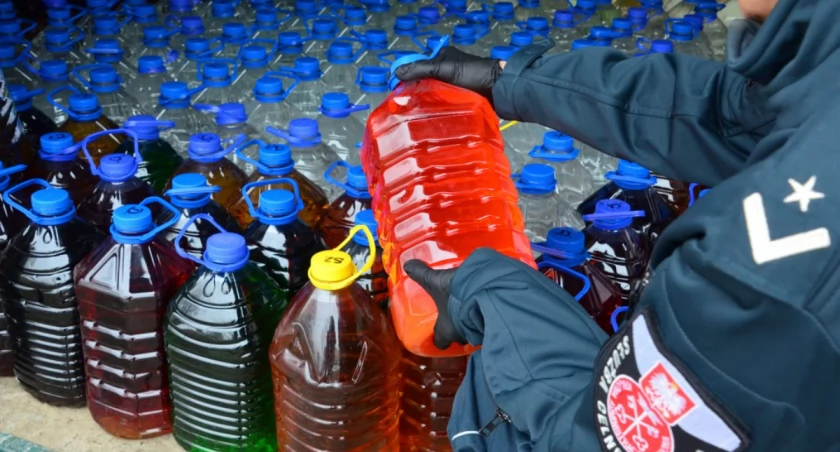 Ponad 3200 litrów bimbru zajęli funkcjonariusze KAS [FOTO]