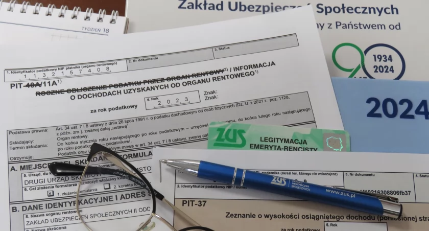 ZUS wysłał już wszystkie deklaracje podatkowe PIT za 2023 rok