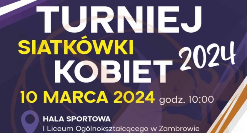 Niebawem Turniej Siatkówki Kobiet. Zapraszamy!