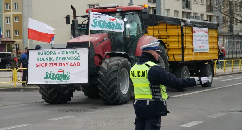 Protesty rolników. Policja zorganizowała objazdy