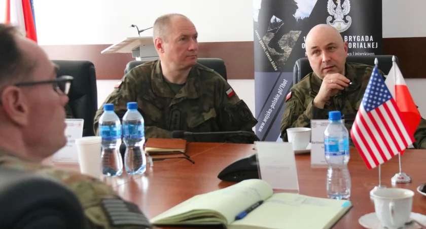 Steadfast Defender-24: amerykańscy żołnierze z wizytą u podlaskich terytorialsów [FOTO]