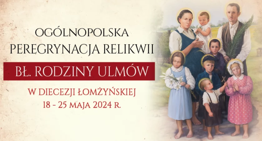 Peregrynacja relikwii bł. Rodziny Ulmów również w Zambrowie