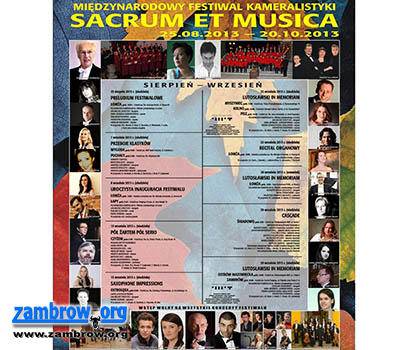 Niebawem Międzynarodowy Festiwal Kameralistyki Sacrum et Musica 2013