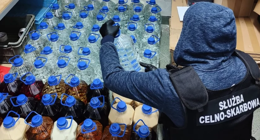 Trzymał w swoim garażu ponad 350 litrów nielegalnego alkoholu  