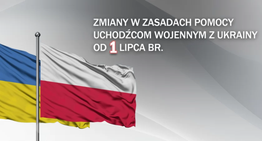 Od dzisiaj zmiany w zasadach pomocy uchodźcom wojennym z Ukrainy