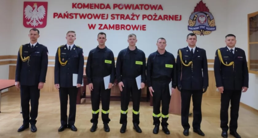 Nowo przyjęci strażacy złożyli ślubowanie [FOTO]