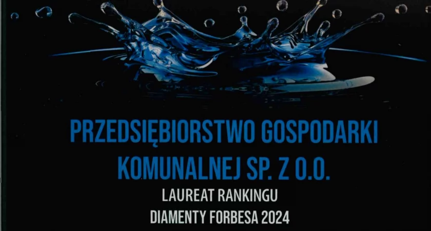 Przedsiębiorstwo Gospodarki Komunalnej sp. z o.o. w Zambrowie laureatem rankingu Diamenty Forbesa 2024