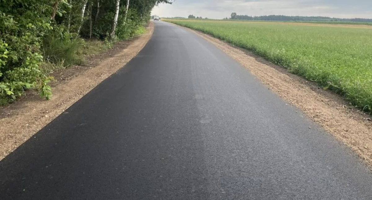 Zakończył się remont drogi Stare Krajewo - Stare Zakrzewo [FOTO]