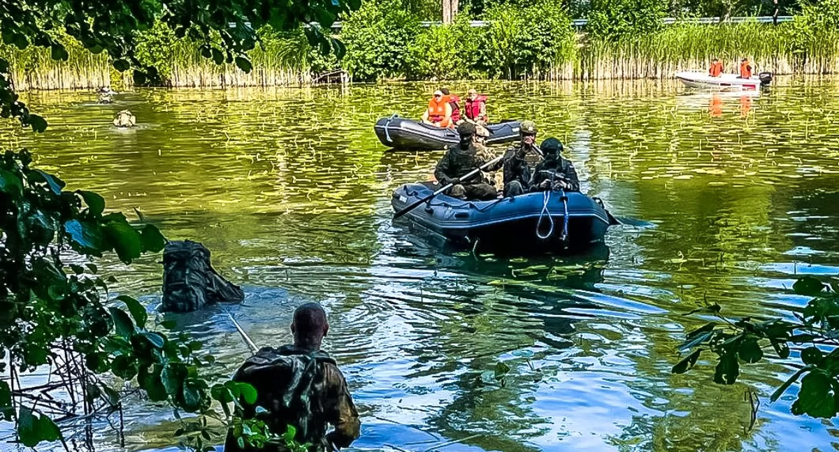 Żołnierze z Dąbrowy-Moczydeł szkolili się z innymi służbami [FOTO]