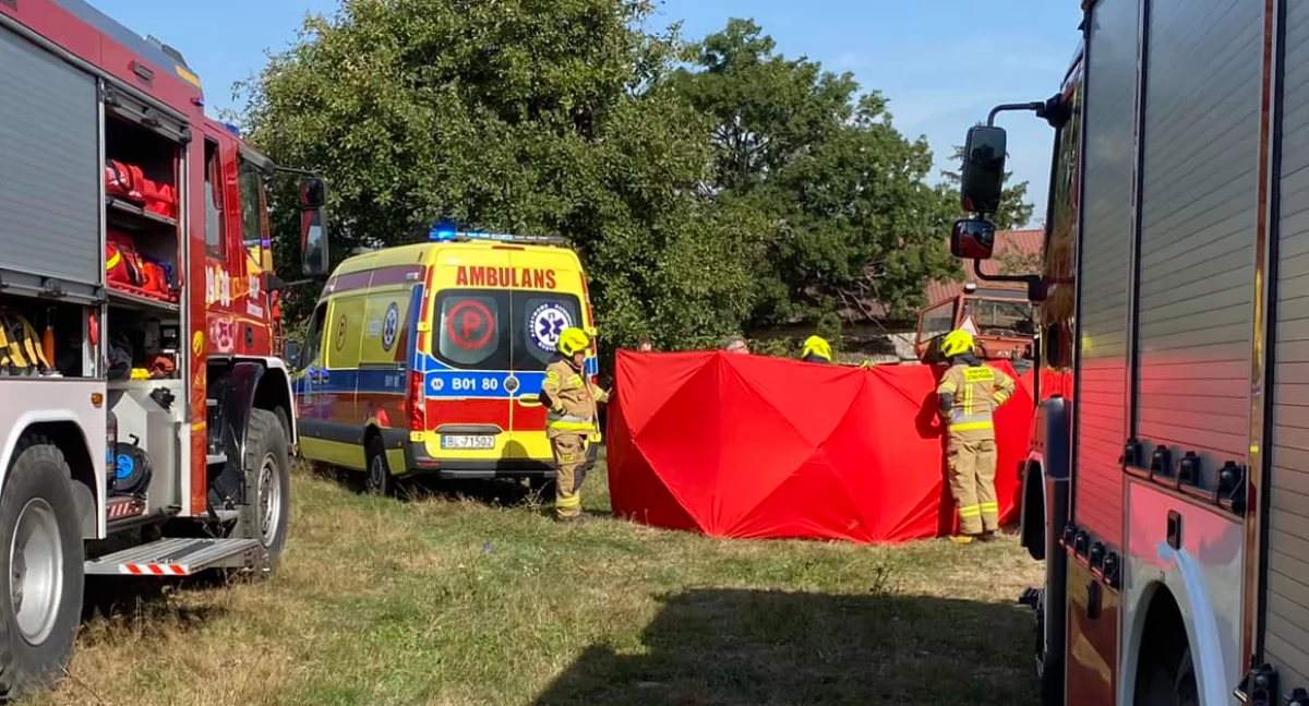 Tragiczny wypadek podczas prac rolnych w gminie Zambrów