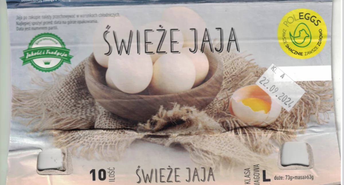 Bakterie Salmonella spp. w partii jaj. GIS wydał komunikat