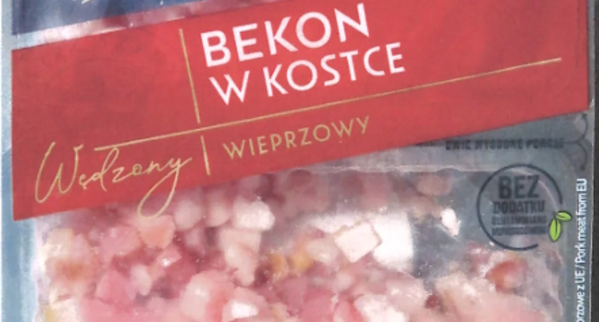Bakterie Listeria wykryto w partii bekonu w kostce