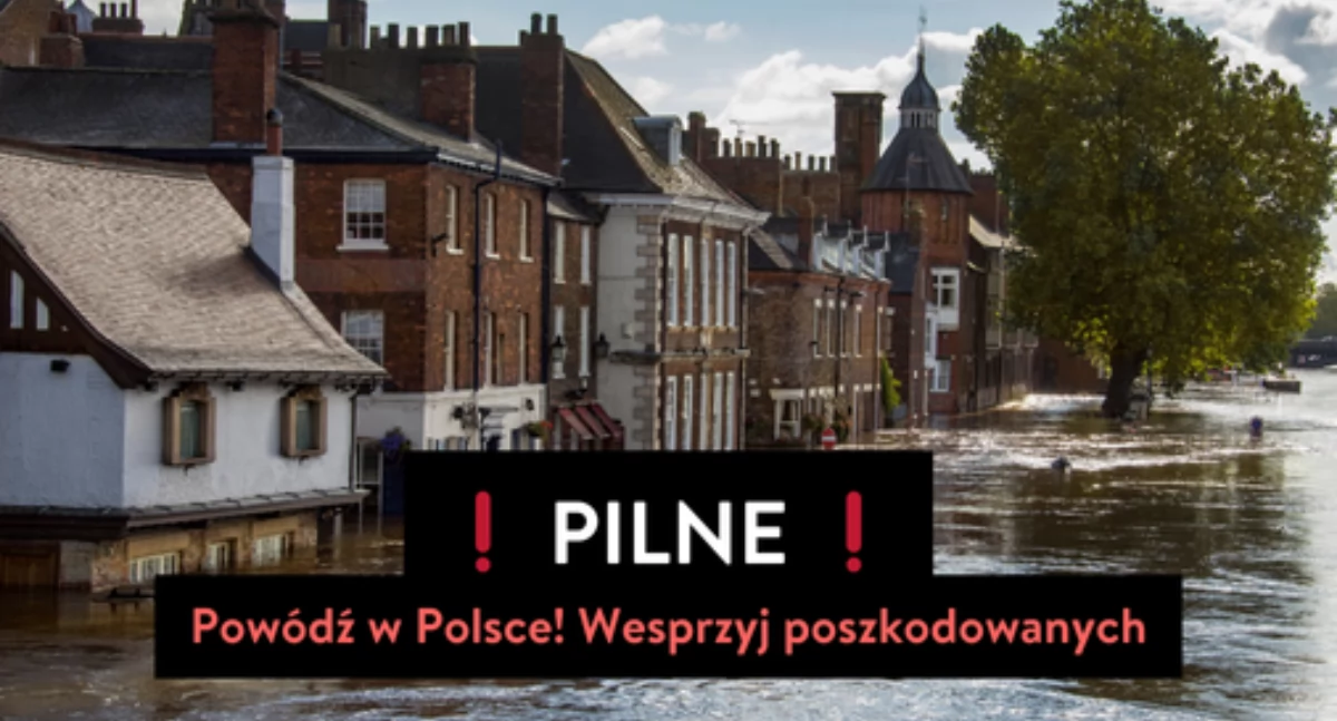 Organizacje pomocowe uruchomiły zbiórki dla powodzian