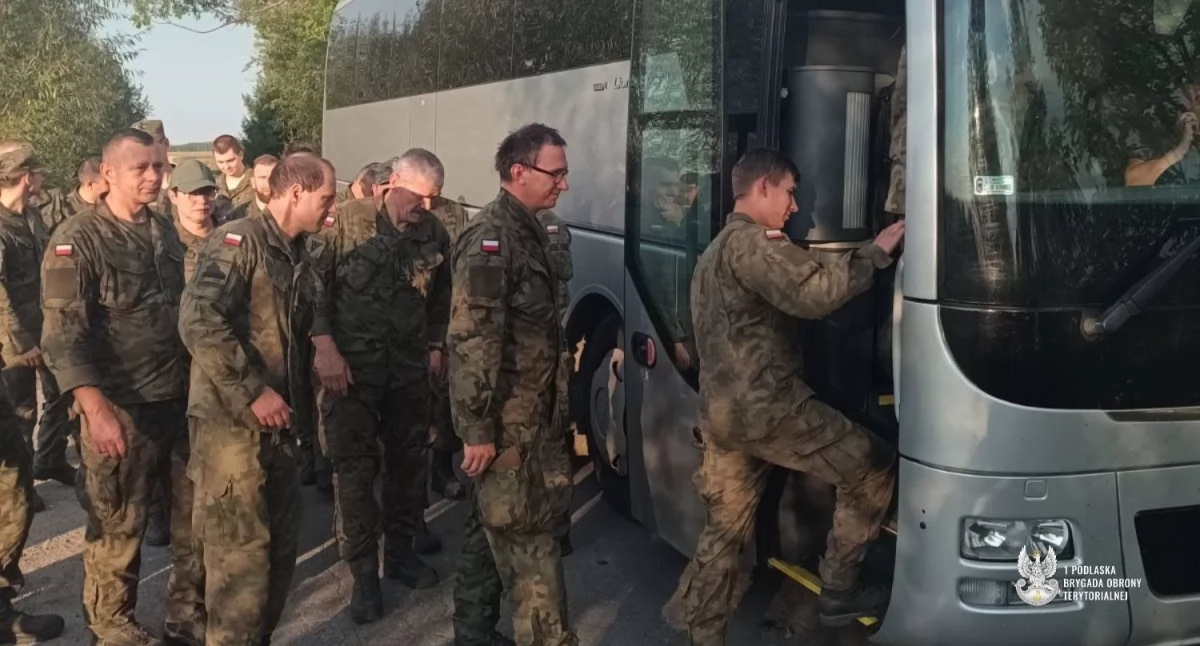 Kolejni podlascy terytorialsi ruszyli na pomoc powodzianom
