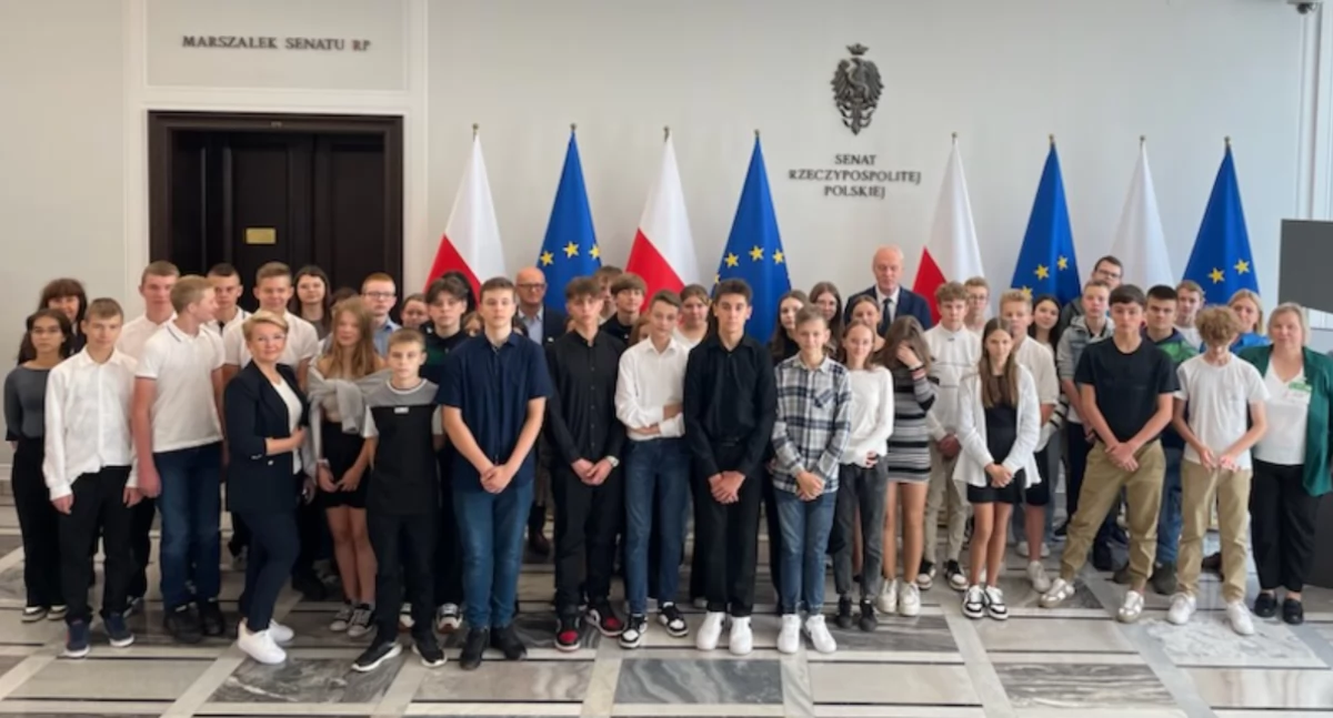 Uczniowie szkół gminnych zwiedzili Sejm i Senat RP [FOTO]
