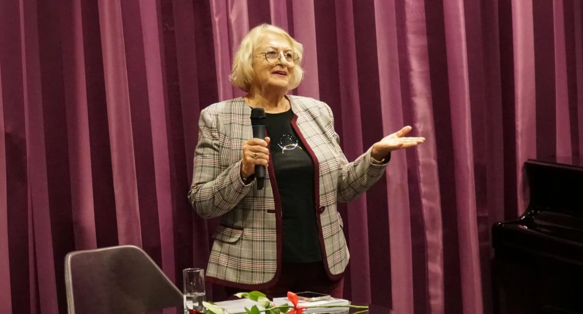 Maria Adamkiewicz-Depczyk - wieczór autorski z córką żołnierza RP Feliksa Adamkiewicza [FOTO]