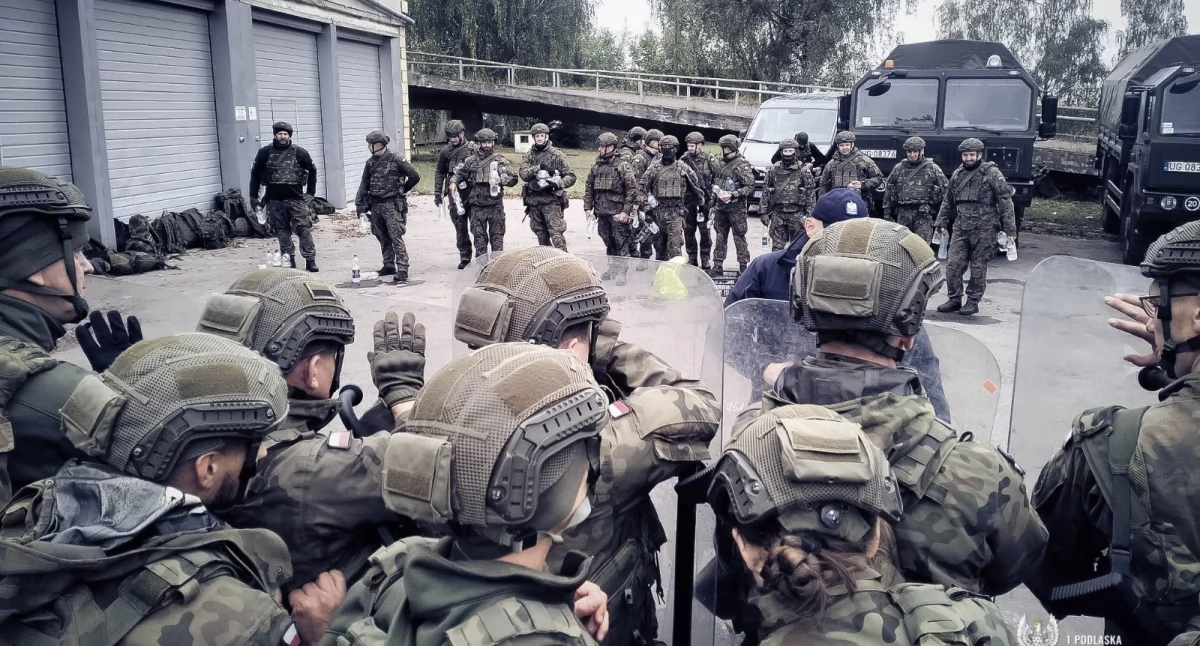 Terytorialsi wraz z policjantami ćwiczyli techniki interwencji [FOTO]