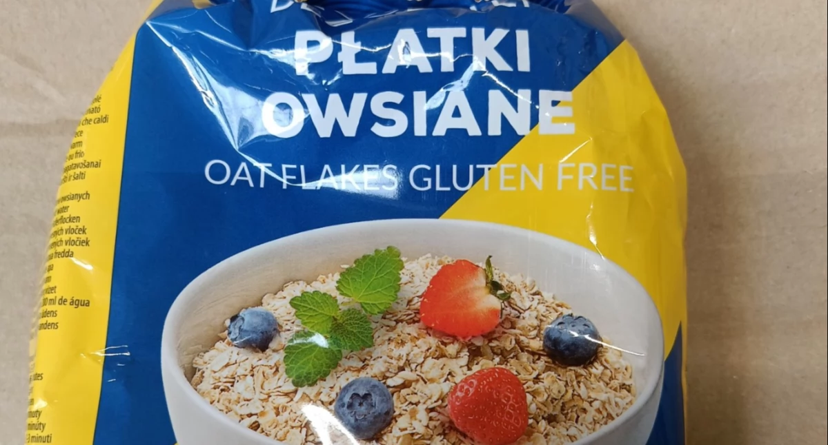 Gluten w bezglutenowych płatkach owsianych